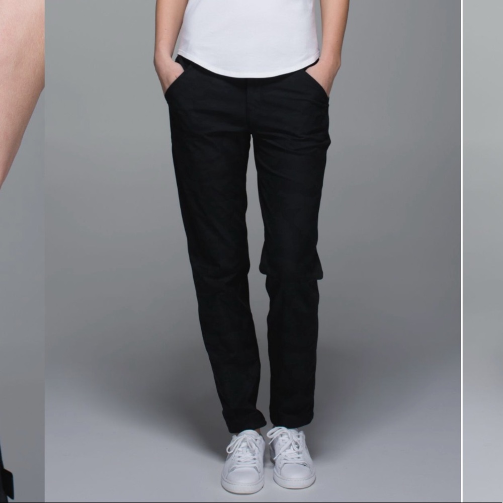 Lululemon Day Trip Boyfriend Pant in Black